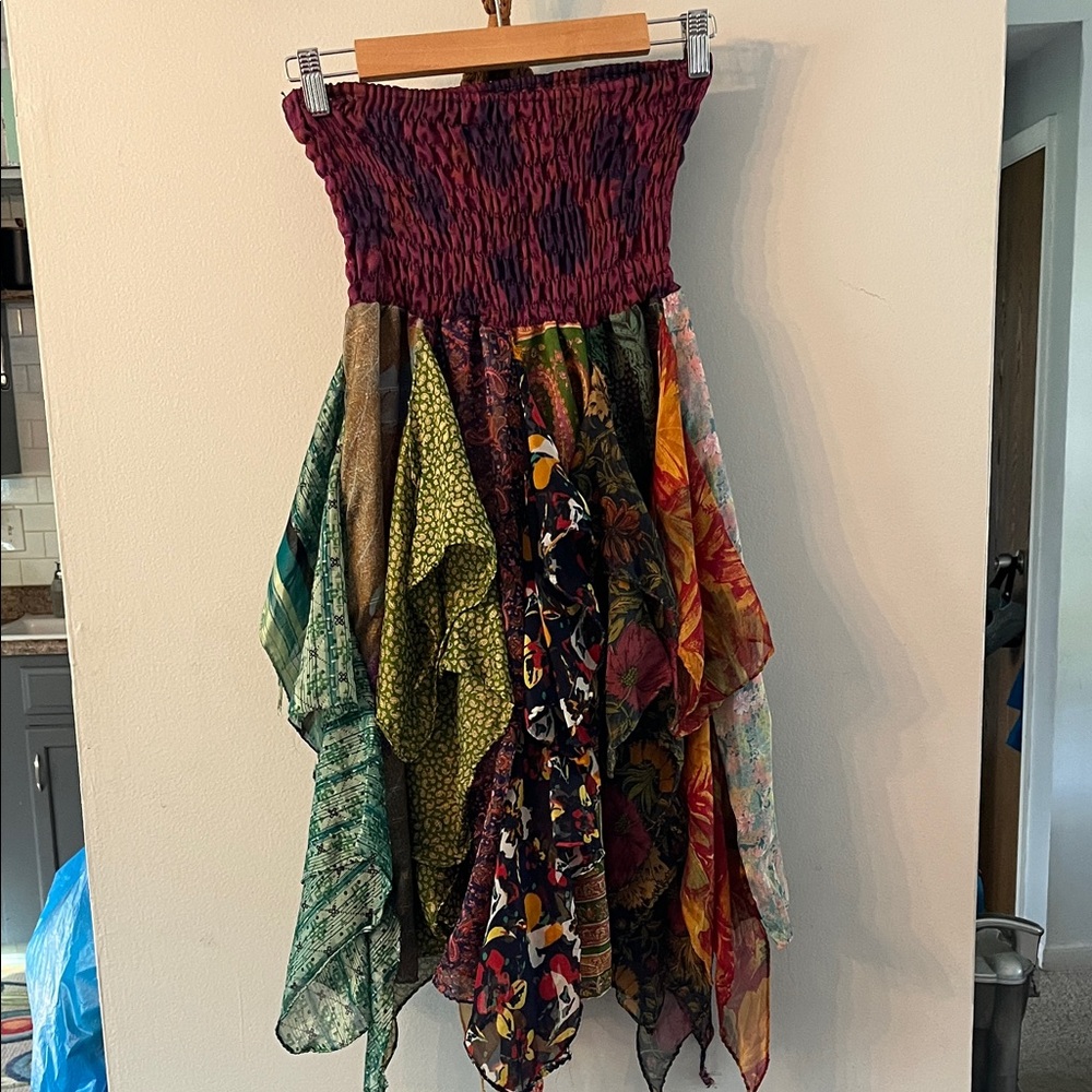 Colorful Patchwork Bohemian Skirt